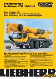 Produktnutzen Mobilkran LTM 1090/3