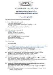 Programma dettagliato - DIDAweb