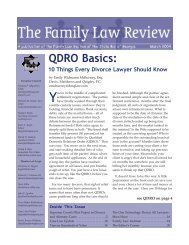 QDRO Basics: - Atlanta - Divorce Lawyer - Family Law - Atlanta ...