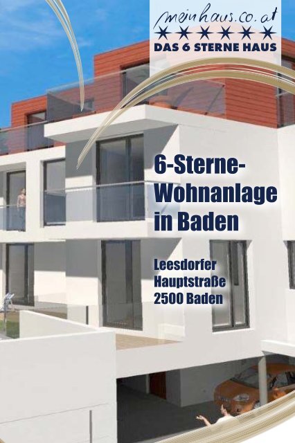 6-Sterne- Wohnanlage in Baden - meinhaus.co.at