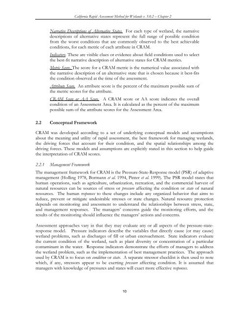 California Rapid Assessment Method for Wetlands - State Water ...