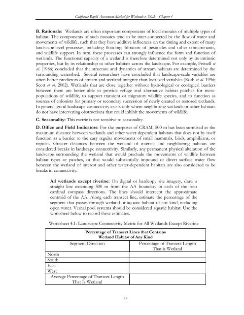 California Rapid Assessment Method for Wetlands - State Water ...