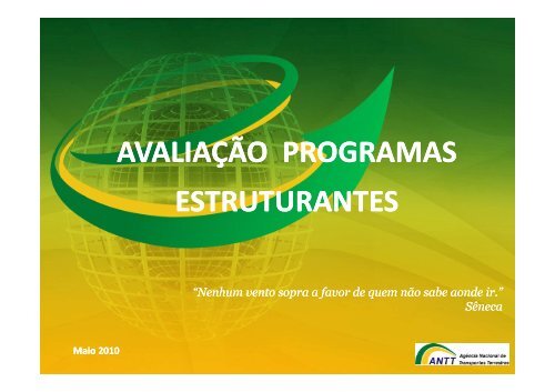 ApresentaÃ§Ã£o dos projetos estruturantes - GesANTT