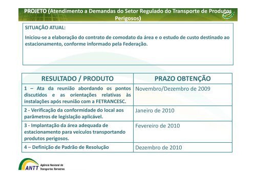 ApresentaÃ§Ã£o dos projetos estruturantes - GesANTT