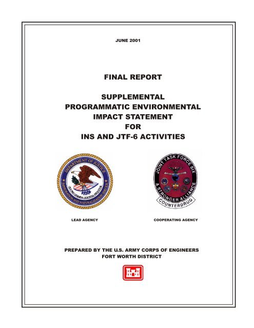 Programmatic Environmental Impact Statement - Joint Task Force ...