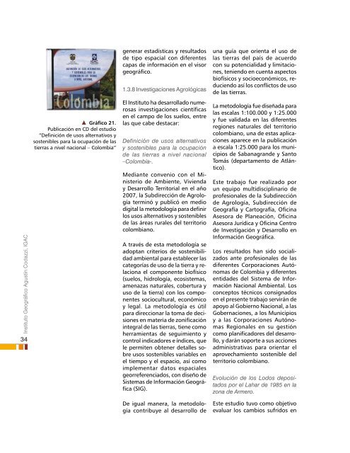 Informe - Instituto Geográfico Agustín Codazzi