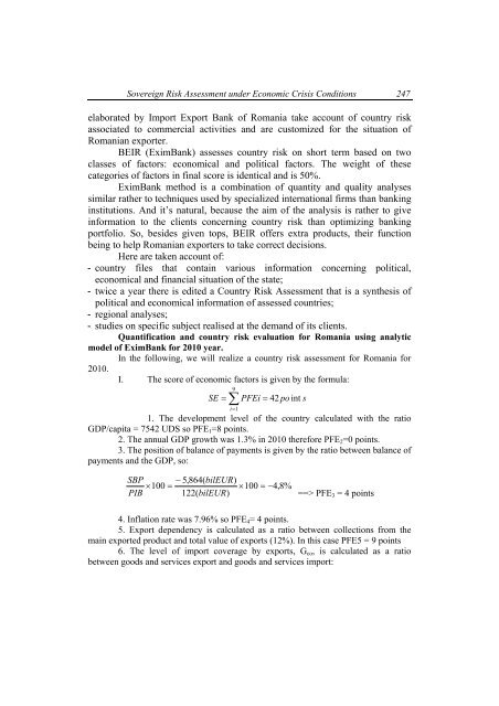 annals of the university of petroÅani â¼ economics â¼ vol. xi - part i ...