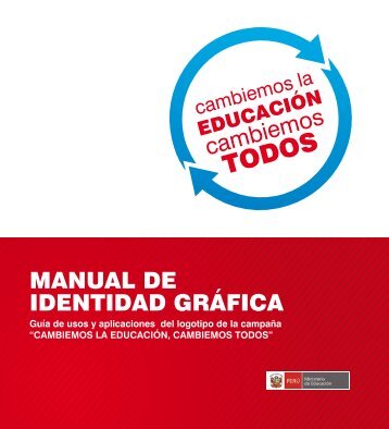 manual de identidad grÃ¡fica - La EducaciÃ³n BÃ¡sica Regular - EBR