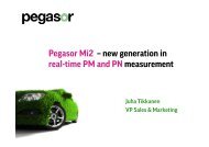 Pegasor Mi2 presentation