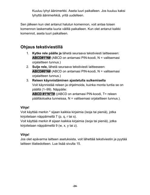 Ontech GSM Mini - WebHill.fi -Verkkokauppa