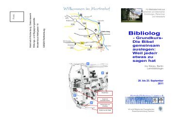 Bibliolog - Martinshof Rothenburg Diakoniewerk