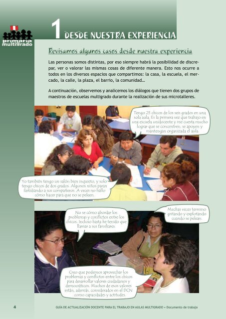 Asamblea de aula - La EducaciÃ³n BÃ¡sica Regular - EBR - Ministerio ...