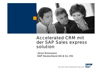 Accelerated CRM mit der SAP Sales express solution