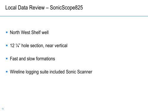 SonicScope The Next Generation of Sonic While Drilling - FESAus