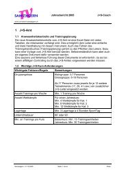 Jahresbericht J+S Coach (pdf) - beim Turnverein Samstagern