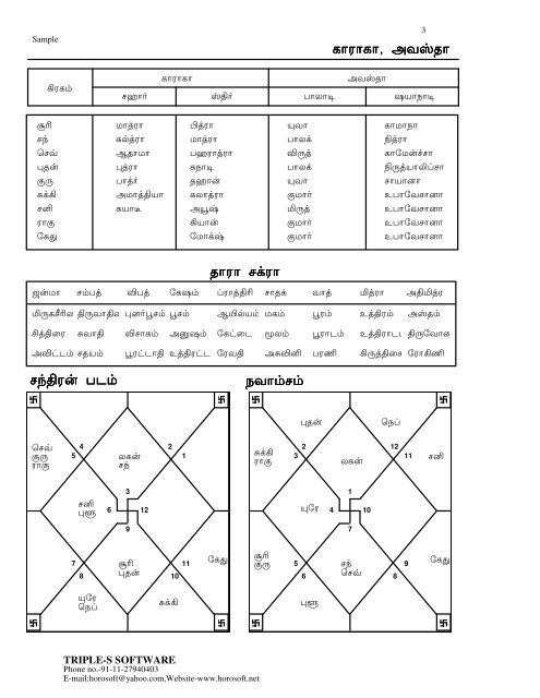 Tamil - Horosoft