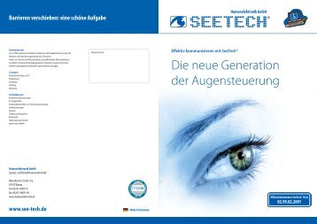Flyer SeeTech® Neue Generation - Humanelektronik