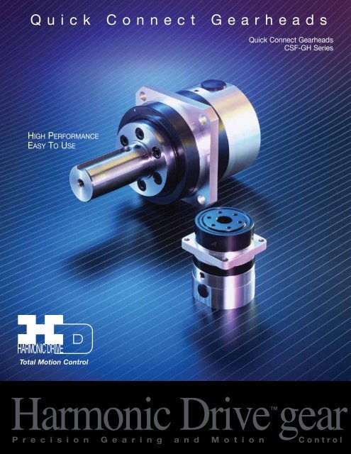 PDF Catalog - Harmonic Drive LLC