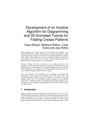 Development of an Intuitive Algorithm for ... - Origamiracle