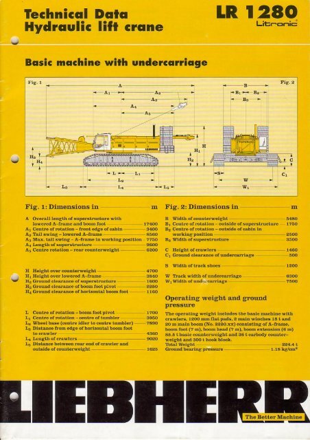 Technical Data LR 1280