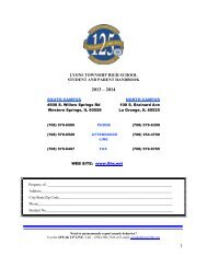 to download the PDF Version - Lyons Township High School