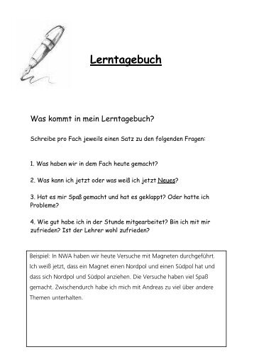 Lerntagebuch Uni - Sichtbares Lernen in der Uni-Kita : Lerntagebuch/lernbegleiter• lernenden ...