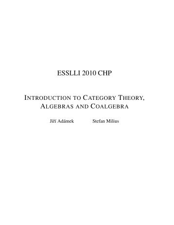 Initial algebras and terminal coalgebras: a survey