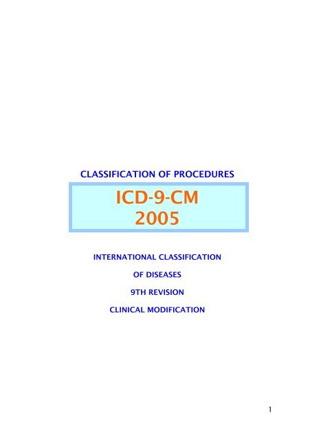 ICD-9-CM Procedures (FY05)