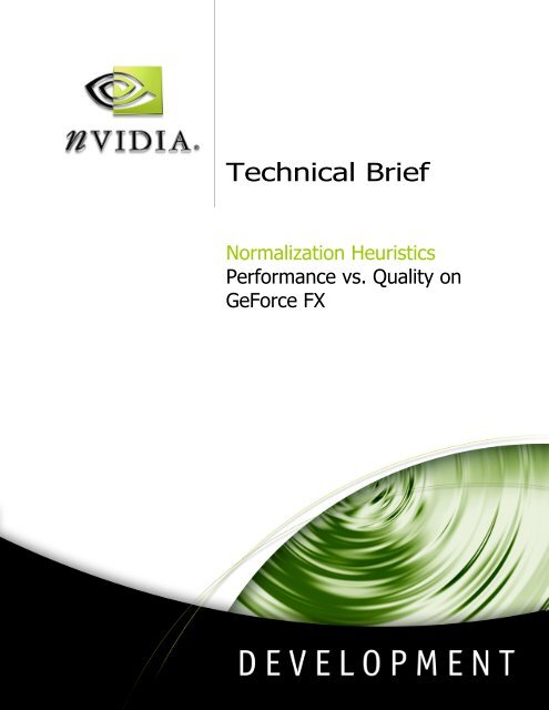 Technical Brief - NVIDIA Developer Zone