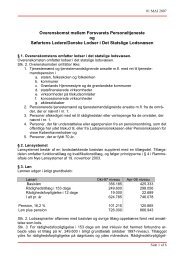 Overenskomst mellem Forsvarets ... - SÃ¸fartens Ledere