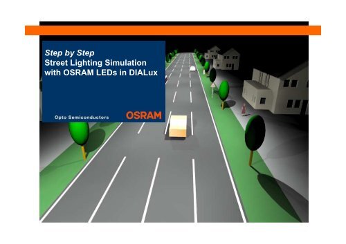 Step by Step Street Lighting Simulation with ... - LED Light for you