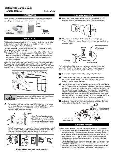 User Manual Skylink Products