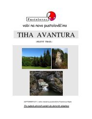 TIHA AVANTURA - Pustolovec Rajd