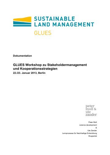 Stakeholdermanagement und Kooperationsstrategien - Modul A