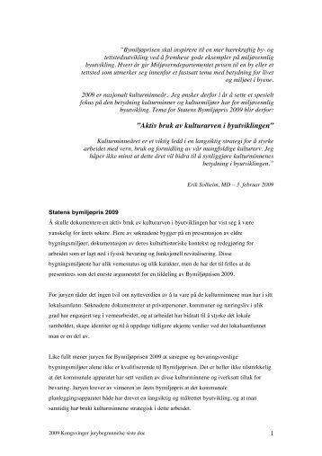 Kongsvinger vant bymiljÃ¸prisen 2009 - Kongsvinger Kommune