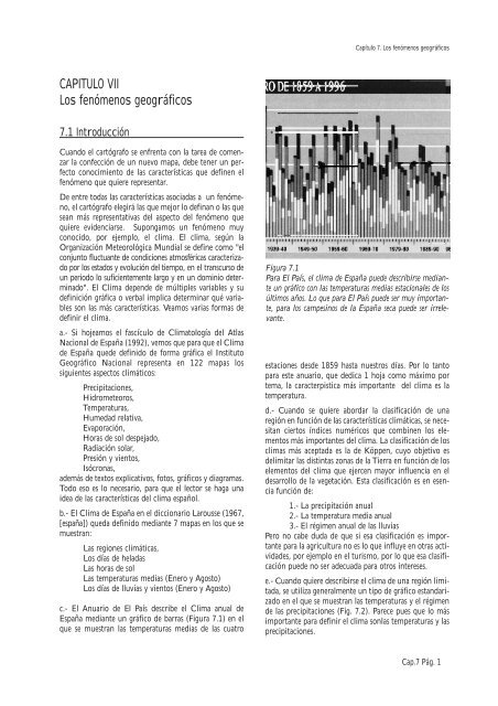 CAPITULO VII Los fenómenos geográficos - RedGeomatica