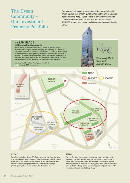 Annual Report 2011 - Hysan Development Company Limited