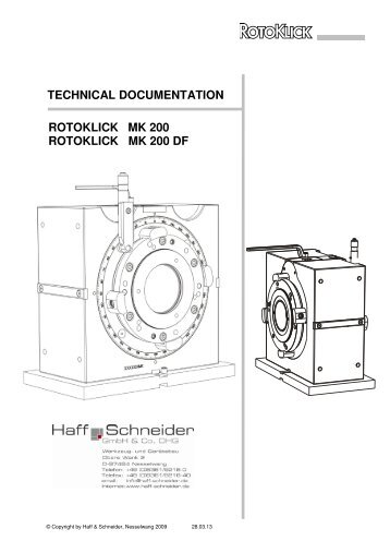 technical documentation rotoklick mk 200 rotoklick mk 200 df