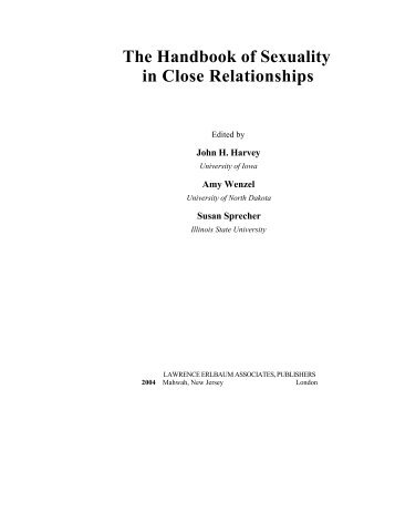 The Handbook of Sexuality in Close Relationships - Anne Peplau