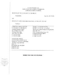 Union's Post-Trial Brief - Michigan Capitol Confidential