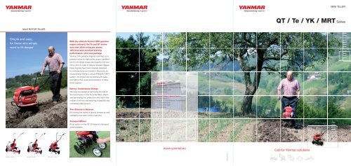 A4 productfolder_minitiller_6pag..indd - Yanmar Benelux