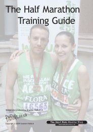 The Half Marathon Training Guide - Macmillan Cancer Support