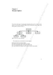 Understanding Cryptography by C. Paar and J. Pelzl, Copyright ...