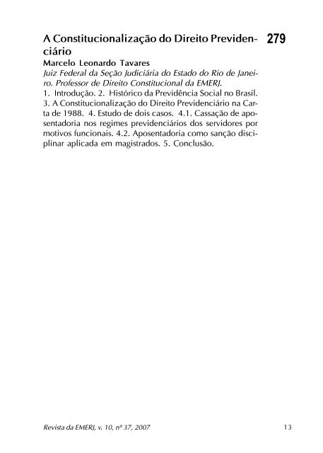 Tutela Jurisdicional - Emerj - Tribunal de JustiÃ§a do Estado do Rio ...