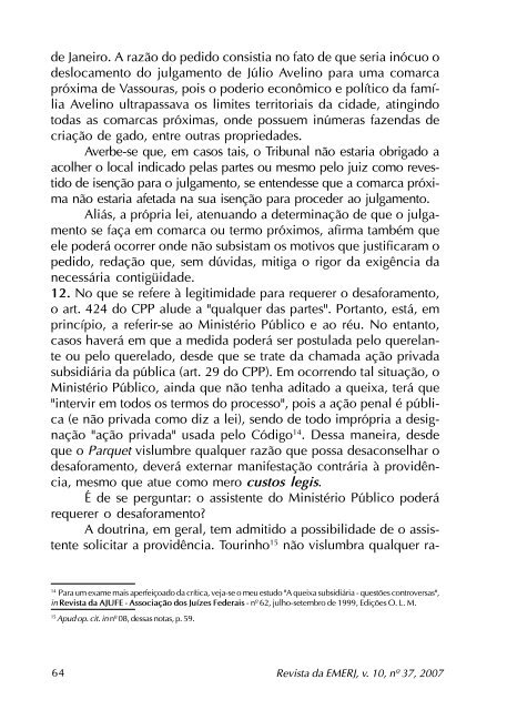 Tutela Jurisdicional - Emerj - Tribunal de JustiÃ§a do Estado do Rio ...