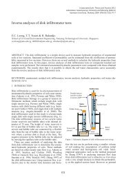 Inverse analyses of disk infiltrometer tests