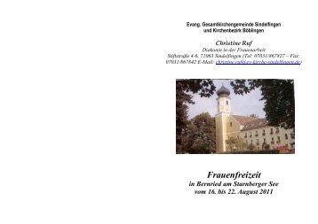 Christine Ruf - Evangelische Martinskirche Sindelfingen
