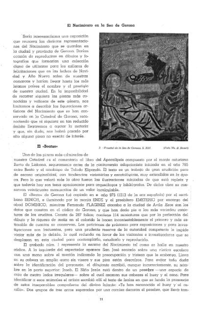 ^*El Nacimiento** en la Catedral de Crerona - Revista de Girona