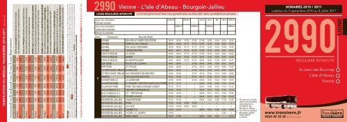 2990 Vienne - L'Isle d'Abeau - Bourgoin-Jallieu - TransisÃ¨re