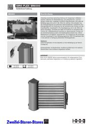 Siroflex SR 6000 - Zweifel Storen, Guilbert Storen